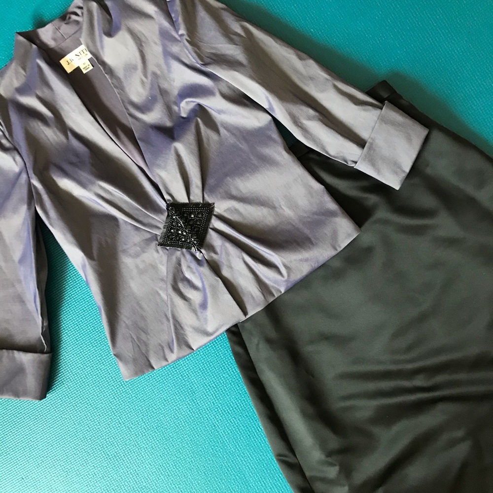 3 piece J.R. Nites by Carol Lin size 10 skirt set